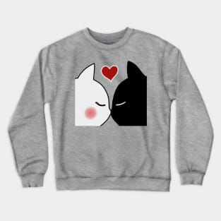 Fall in Love Cat Crewneck Sweatshirt